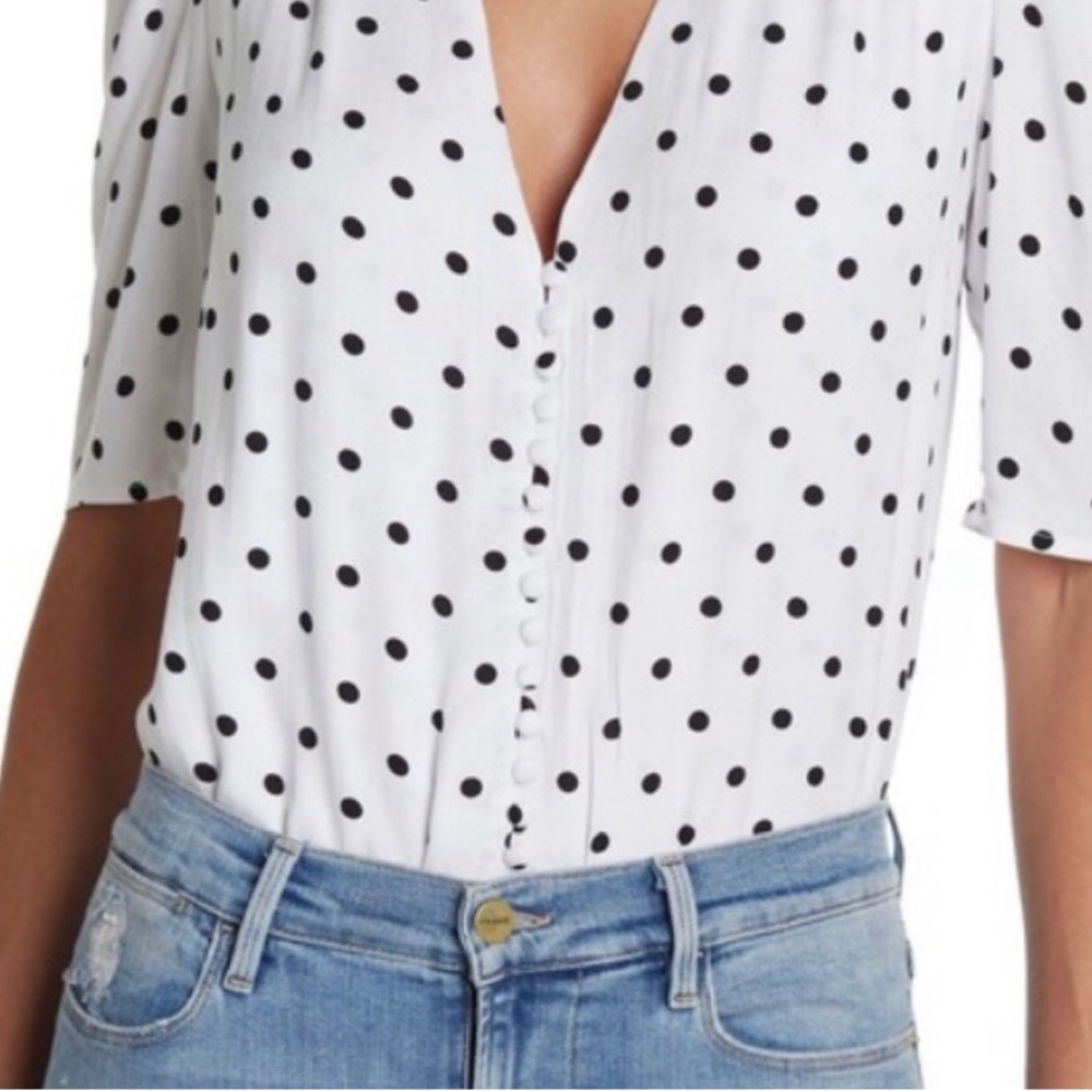 AFRM Polka Dot Bodysuit size small